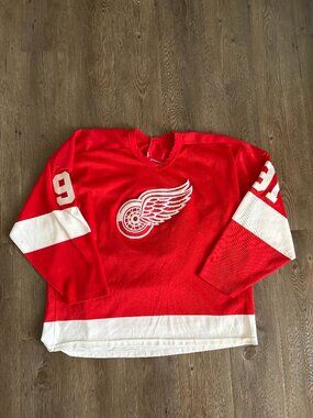 Vintage Sergei Fedorov #91 Detroit Red Wings CCM NHL hockey jersey Men's XL